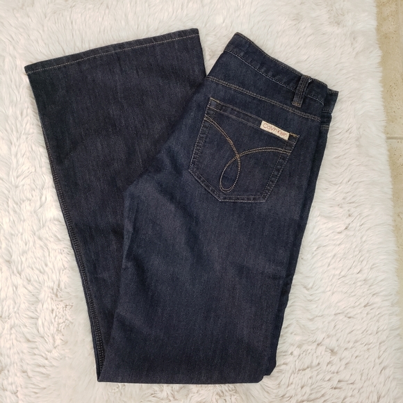 Calvin Klein Size 8 Wide Leg Blue - Picture 11 of 17
